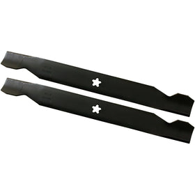 Paquete de 2 hojas giratorias de 21 pulgadas x 5 puntos Star AYP compatibles con: 127843, 138498, 138498, 138971, 138971, 138971X431.