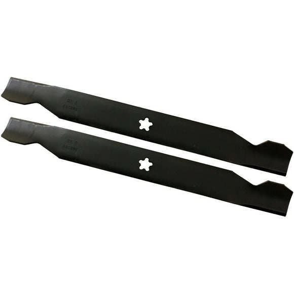 Paquete de 2 hojas giratorias de 21 pulgadas x 5 puntos Star AYP compatibles con: 127843, 138498, 138498, 138971, 138971, 138971X431.