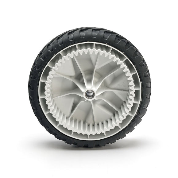 Toro original OEM 137-4832 de 8 pulgadas. Reemplazo de rueda delantera para 22 pulg. Cortacésped de tracción delantera de velocidad variable [Blanco, INT GEAR, G2]