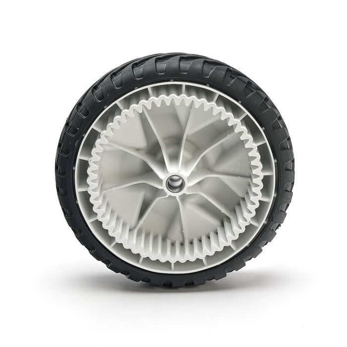 Toro original OEM 137-4832 de 8 pulgadas. Reemplazo de rueda delantera para 22 pulg. Cortacésped de tracción delantera de velocidad variable [Blanco, INT GEAR, G2]