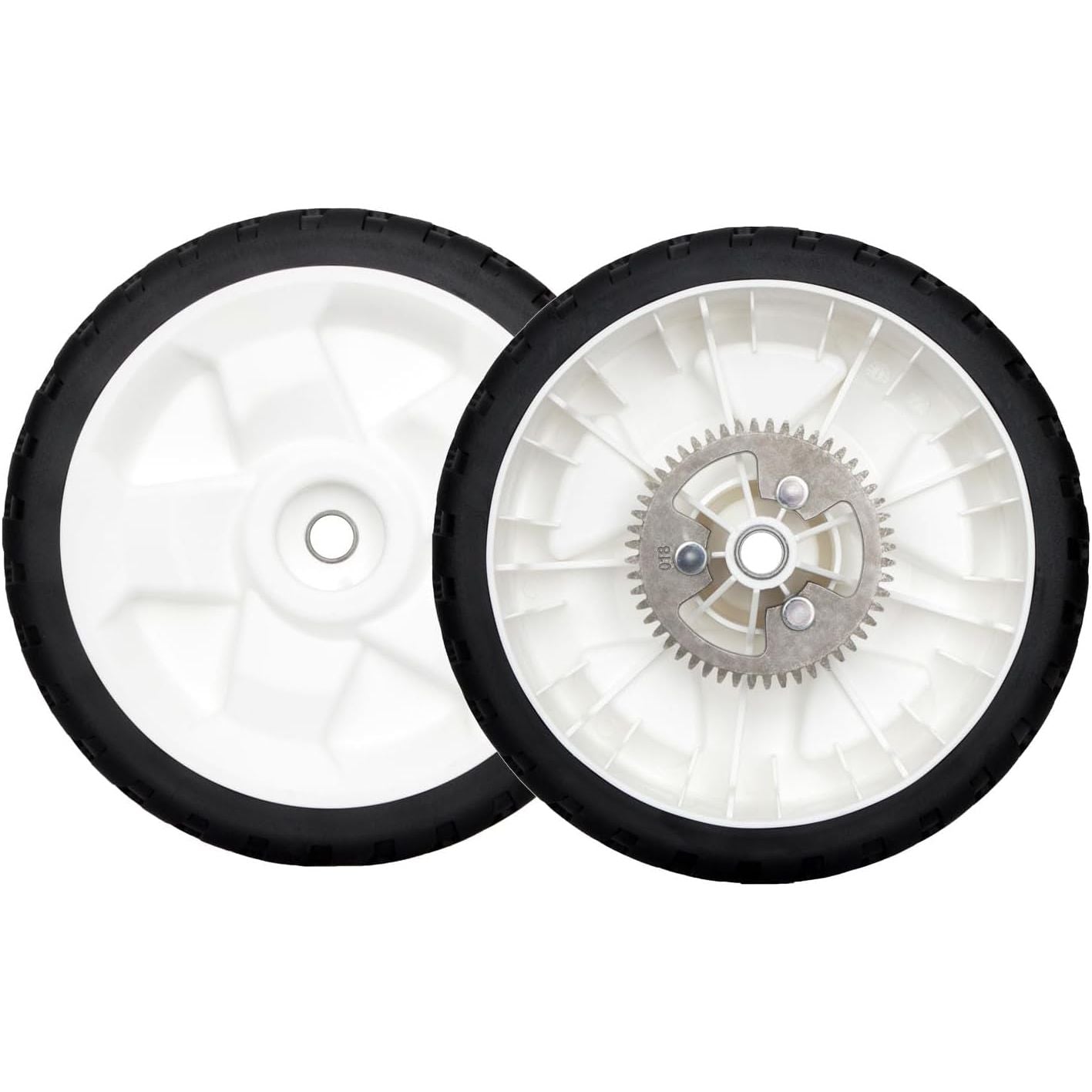 Juego de 2 ruedas traseras originales Toro OEM 137-4835 de 8 pulgadas, color blanco para conjunto de engranajes AWDG2