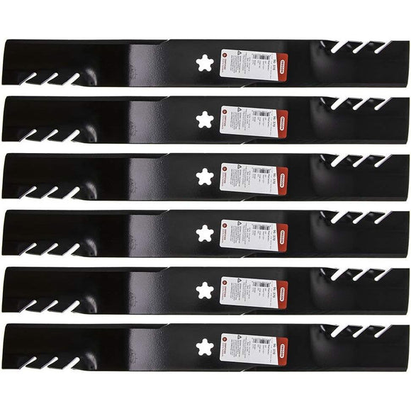 Oregon Aftermarket 6 Pack of 96-370 BLADE AYP GATOR G3 22-7/8