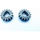 Paquete de 2 engranajes de piñón originales Toro OEM 65-4750 [15T 614438]-1
