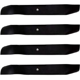 Paquete de 4 cuchillas de reciclaje de flujo medio originales Toro OEM 137-1999-03 de 21,6 pulgadas, color negro