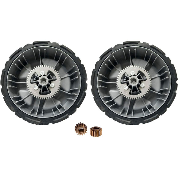 Kit de rueda y piñón Toro original para cortacésped reciclador de 22 pulgadas 20353 20355 20357 20960 20964 20965 21766 21767 21768 (también compatible con Hayter CODE345A y CODE346A