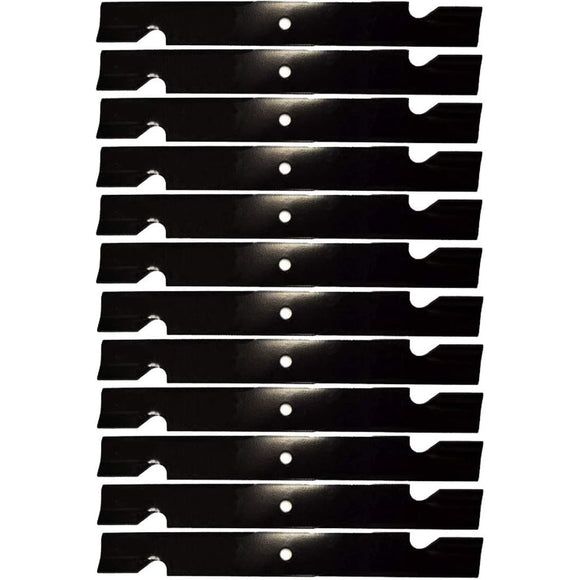 Genuine Toro OEM 12 Pack of 105-7718-03 20.5 Inch Black Hi-Flow Blades