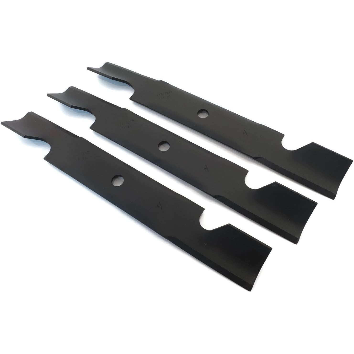 Toro OEM original, paquete de 3 cuchillas negras de alto flujo 117-7277-03 de 16,5 pulgadas