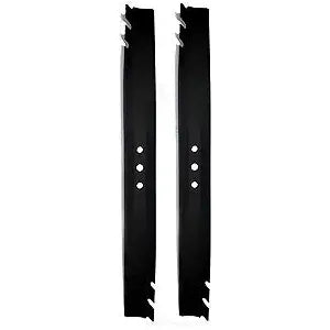 Paquete de 2 cuchillas para cortacésped atómico originales Toro OEM 144-3177-03 de 22,5 pulgadas y 60 V, color negro [22 44928 SAIL]