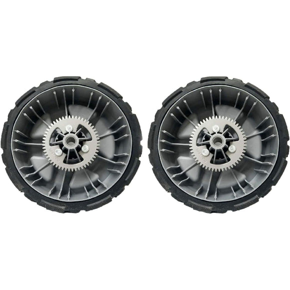 Juego de 2 engranajes de rueda trasera originales Toro OEM 130-6714 de 8" AWD (EXTGEAR)