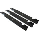 Paquete de 3 cuchillas de alto flujo negras originales Toro OEM 115-9650-03 de 18,75"-1