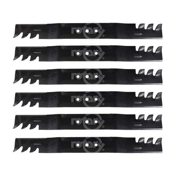 6 Pack of Rotary Copperhead MULCHING BLADE 21-11/16" X 7/16"TORO Compatible with : 94-322, 108-9764-03, 131-4547-03