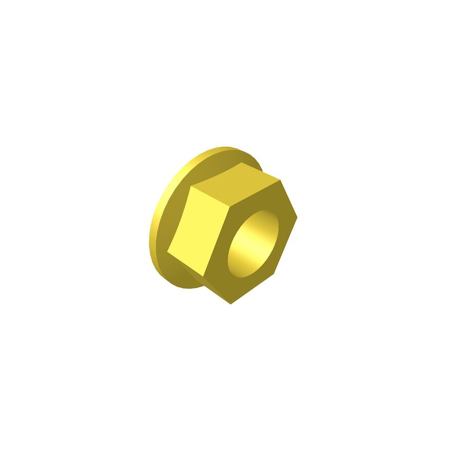 Tuerca de brida hexagonal original Toro OEM 32128-25 HF 5/16-18, bloqueo lateral, YZ