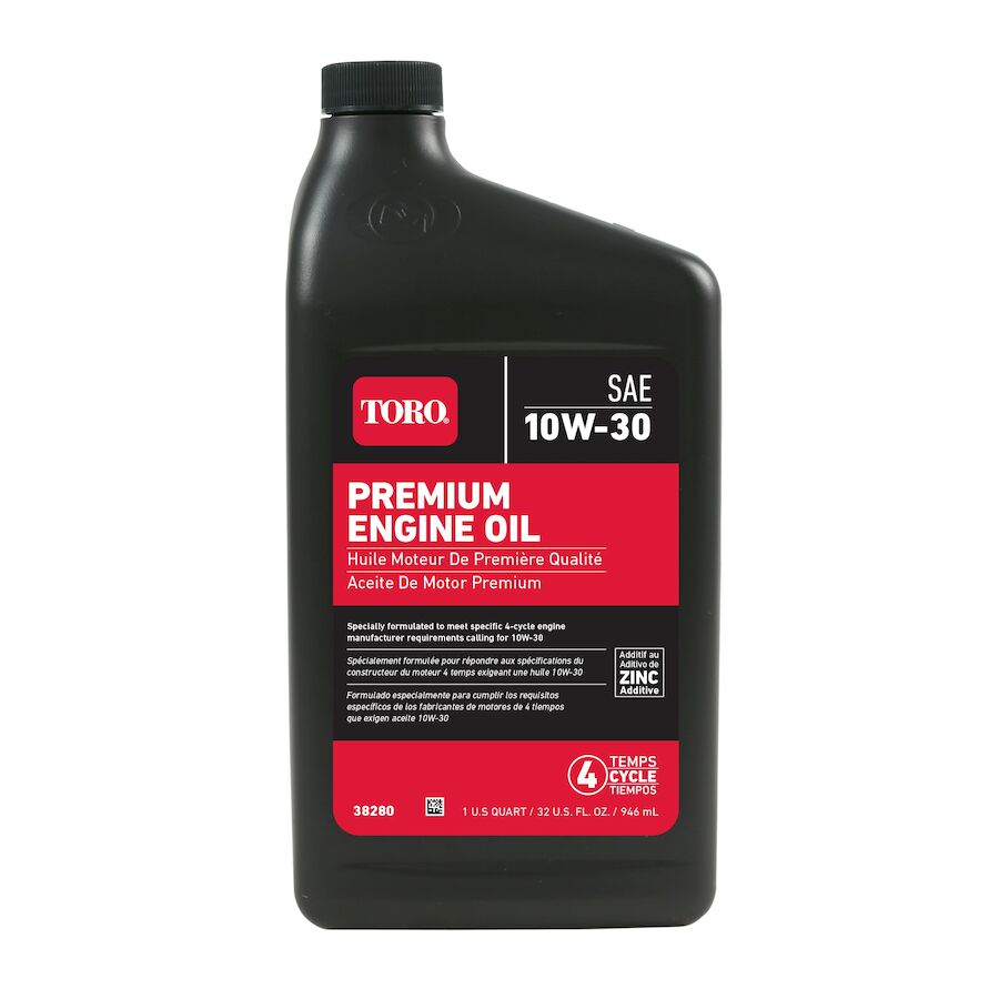 Aceite de motor de 4 tiempos original Toro OEM 38280 10W30 - 32 oz. Botella