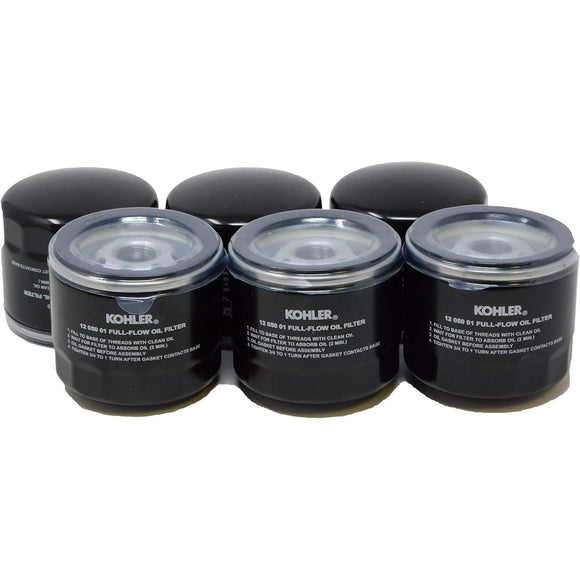 Kohler OEM 6 Pack of 12 050 01-S OIL FILTER