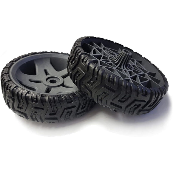 Genuine Toro OEM 2 Pack of 137-9428 60V Snow Blower Wheel Assembly, Grey, 6.875