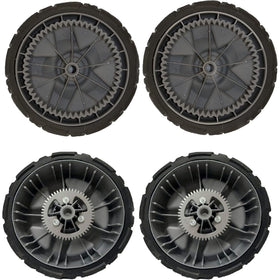 Kit de ruedas Toro original para modelos AWD 20353 20960 21766 (también compatible con cortacésped Hayter CODE346A) Contiene cantidad (2) ruedas 130-6711, cantidad (2) ruedas 130-6714