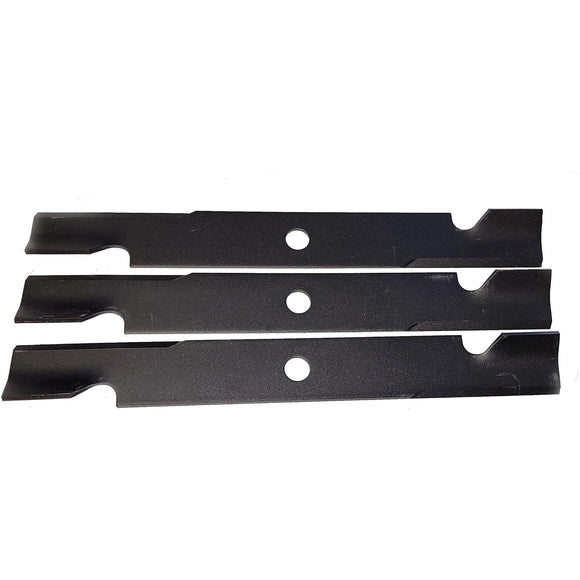 Paquete de 3 cuchillas de alto flujo 140-1240 de 20,5 pulgadas originales Toro OEM .204