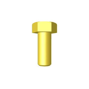 Genuine Toro OEM 322-3 Hex Head Screw [5/16-18 X .750, GR5, YZ]