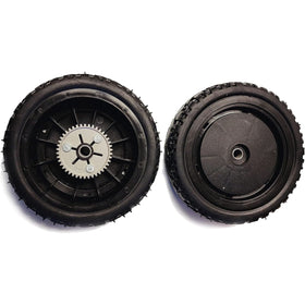 Genuine Toro OEM 2 Pack of 140-1295 8-Inch White Rear Drive Wheel Gear ASM [Black-42T]