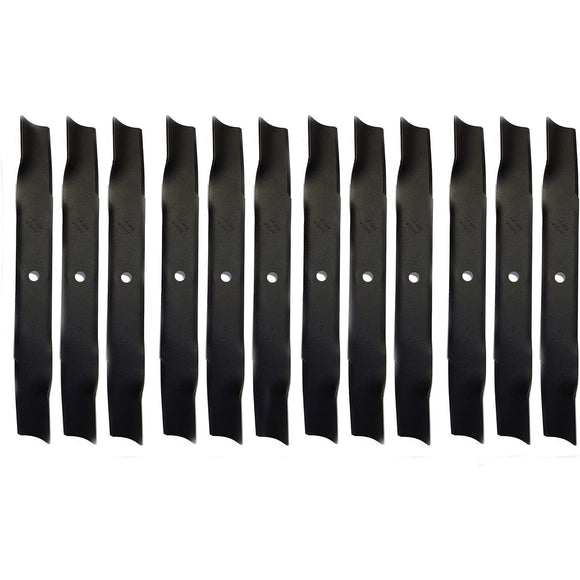 正品 Toro OEM 12 件裝 115-2454-03 18.75 吋黑色高升力刀片