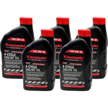 Kawasaki OEM 5 Pack of 99969-6081 OIL:4 CYL 10W30 1QT