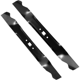 Paquete de 2 cuchillas giratorias de 21 pulgadas x pajarita MTD compatible con: 742-04100, 742-0741, 742-0741A, 942-0741, 942-0741A, 742-04100.