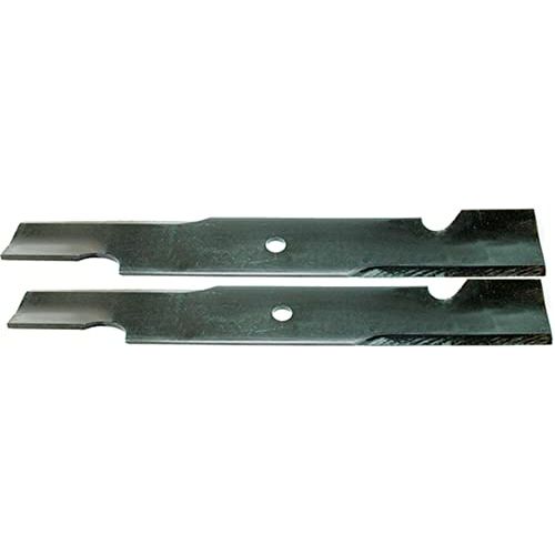 Paquete de 2 cuchillas de reciclado rotativas originales Toro OEM 107-3196-03 de 16,5 pulgadas, color negro
