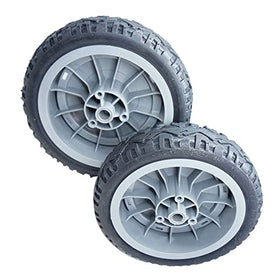 Juego de 2 ruedas originales Toro OEM 107-3708 de 8 pulgadas, color gris