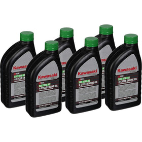 Kawasaki OEM 6 paquetes de 99969-6296 ACEITE: 4 CIL 10W40 1QT