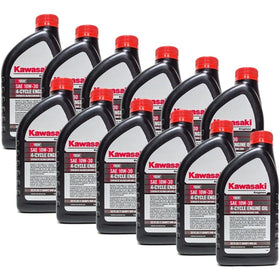 Kawasaki OEM 12 paquetes de 99969-6081 ACEITE: 4 CIL 10W30 1QT