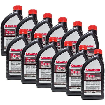 Kawasaki OEM 12 Pack of 99969-6081 OIL:4 CYL 10W30 1QT