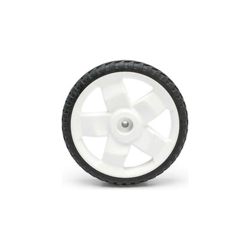 Genuine Toro OEM 137-4843 11in. Rear High Wheel Replacement for 22in. Recycler SmartStow Lawn Mowers [EXTGR, G2, WHITE]