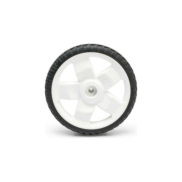 Genuine Toro OEM 137-4843 11in. Rear High Wheel Replacement for 22in. Recycler SmartStow Lawn Mowers [EXTGR, G2, WHITE]