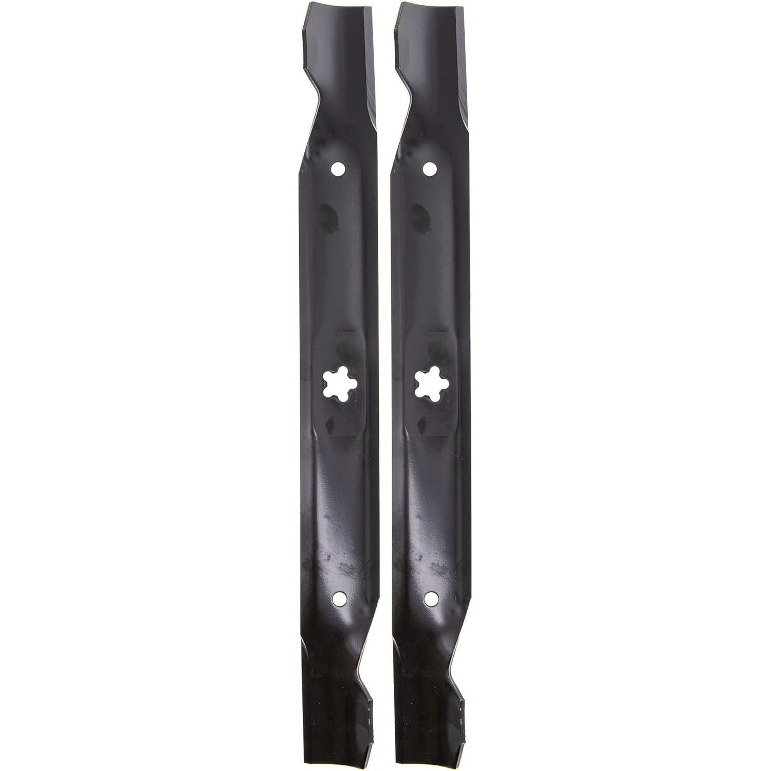 Paquete de 2 cuchillas giratorias de 21" x 5 puntos Star Mulcher AYP Compatible con: 134149, 422719, 424752, 532134149, 532422719, 532424752