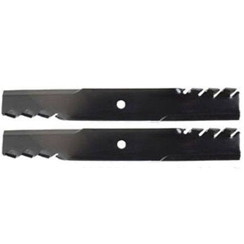Paquete de 2 cuchillas rotativas atómicas negras originales Toro 107-3195-03 de 16,5"