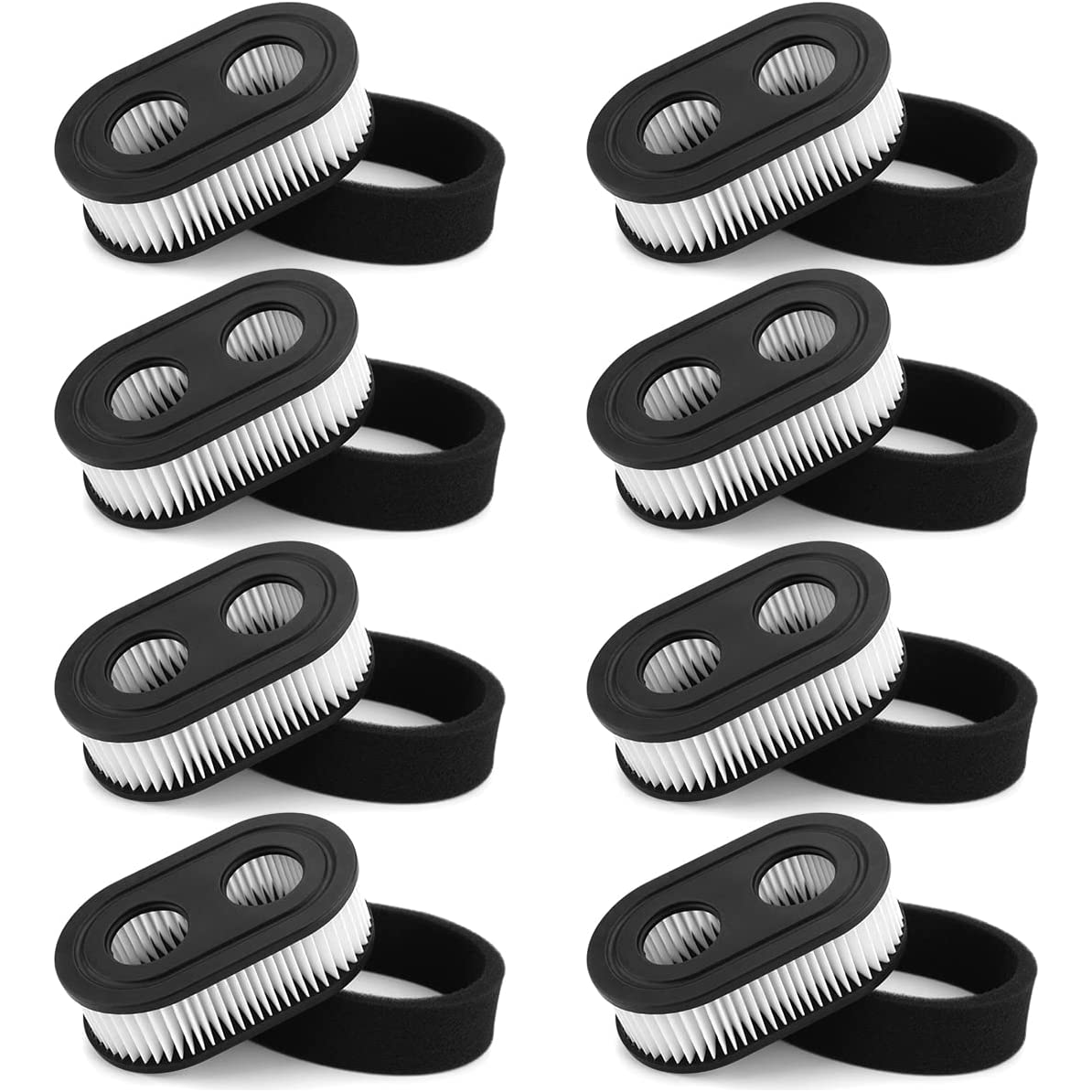 Raisman Aftermarket 8 Pack of 80-30-185-CO Air Filter + Pre Filter