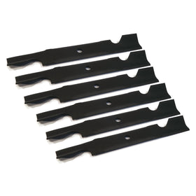 Genuine Toro OEM 6 Pack of 117-7277-03 16.5 Inch Hi-Flow Black Blades