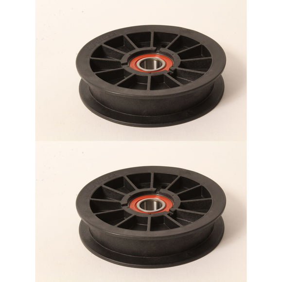 Raisman Aftermarket 2 Pack of 80-91-048 Flat Idler Pulley