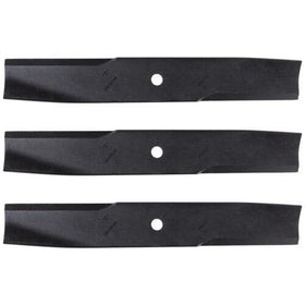 Paquete de 3 cuchillas de reciclado rotativas originales Toro OEM 107-3196-03 de 16,5 pulgadas, color negro